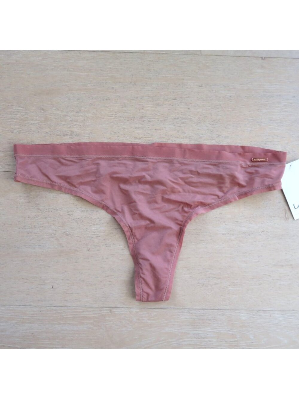 Le Mystere Infinite Comfort Thong L/XL Mauve Womens Underwear
